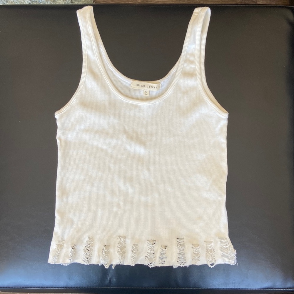Buckle - Gilded Intent never worn shredded tank top